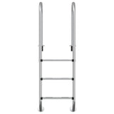 Vidaxl Swimming Pool Ladder 54x38x158 cm 304 Rustfrit stål