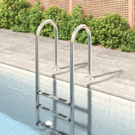 Vidaxl Swimming Pool Ladder 54x38x158 cm 304 Rustfrit stål