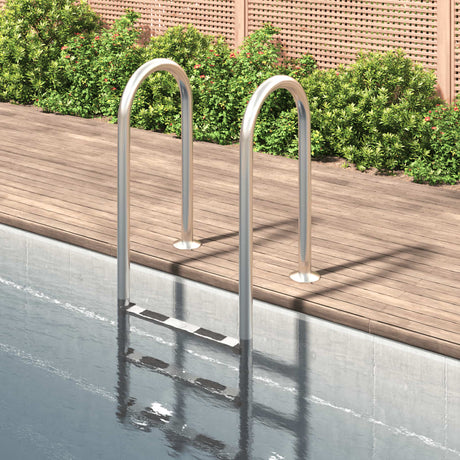Vidaxl Swimming Pool Ladder 54x38x158 cm 304 Rustfrit stål