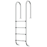 Vidaxl Swimming Pool Ladder 54x38x184,5 cm 304 Rustfrit stål