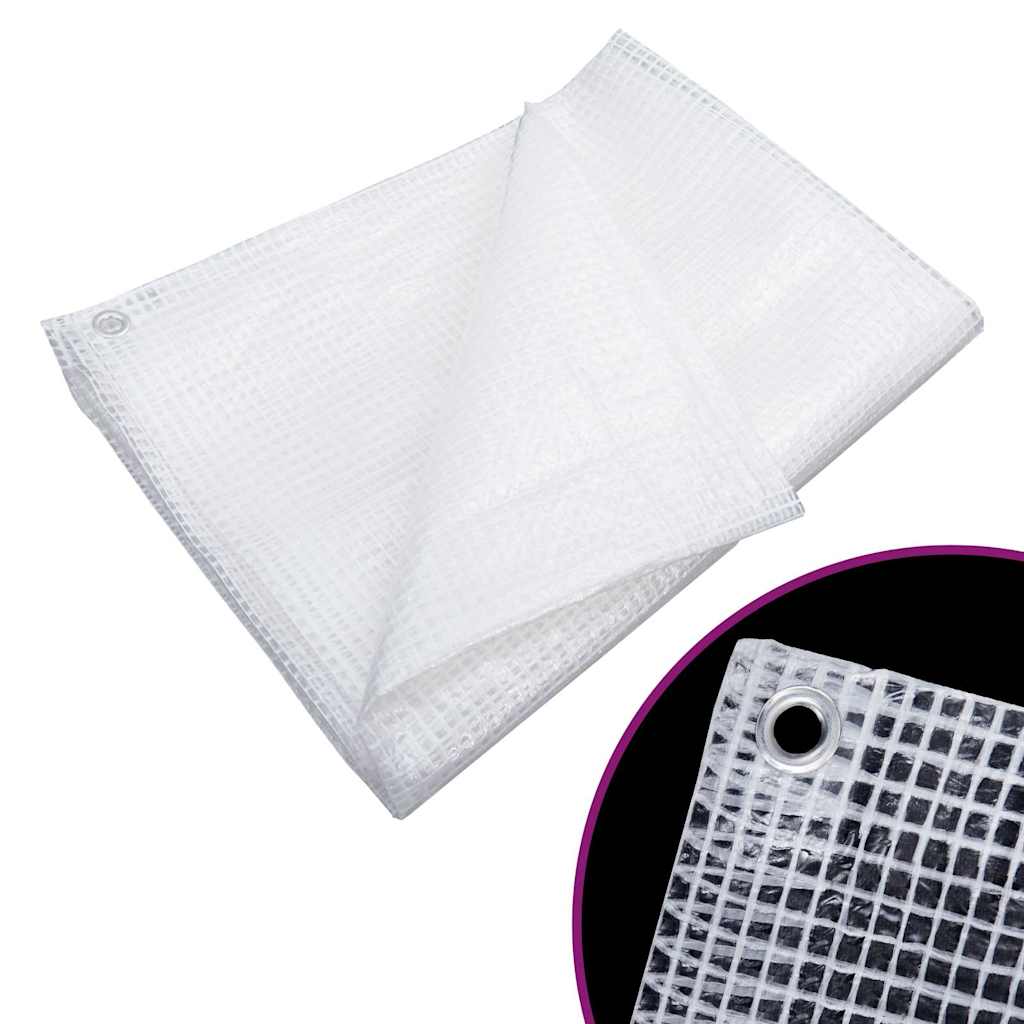 Vidaxl Enhed Leno 140 g m² 6x8 m hvid