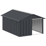 Vidaxl Dog Loft 116.5x153x81,5 cm Galvaniseret stål Antracitfarve