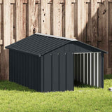 Vidaxl Dog Loft 116.5x153x81,5 cm Galvaniseret stål Antracitfarve