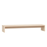 Vidaxl monitorstandaard 100x27x15 cm massief grenenhout