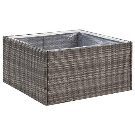 Vidaxl Planning Box 80x80x40 cm poly rotting grå