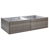 Vidaxl Planning Box 157x80x40 cm poly rotting grå