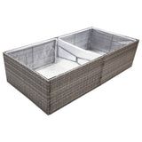 Vidaxl Planning Box 157x80x40 cm poly rotting grå