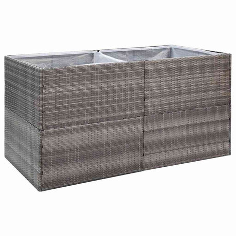 Vidaxl Planning Box 157x80x80 cm poly rotting grå