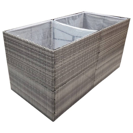 Vidaxl Planning Box 157x80x80 cm poly rotting grå