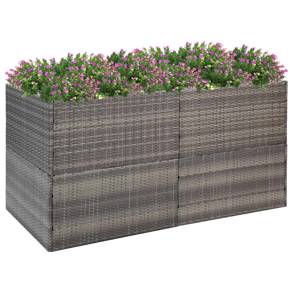 Vidaxl Planning Box 157x80x80 cm poly rotting grå