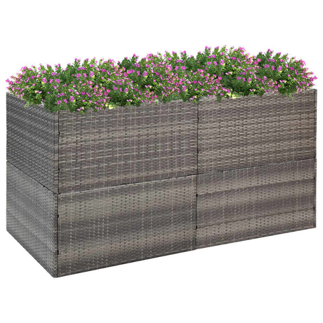 Vidaxl Planning Box 157x80x80 cm poly rotting grå
