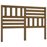 Vidaxl hoofdbord 166x4x100 cm massief grenenhout honingbruin