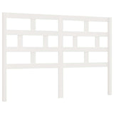 Vidaxl hoofdbord 141x4x100 cm massief grenenhout wit