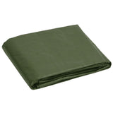 Vidaxl -enhed sejlet 180 g m² 3x3 m HDPE Green
