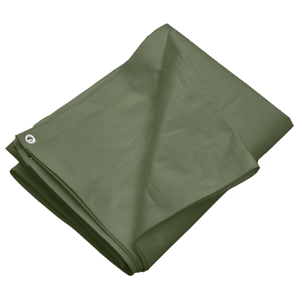 Vidaxl -enhed sejlet 260 g m² 4x5 m HDPE Green