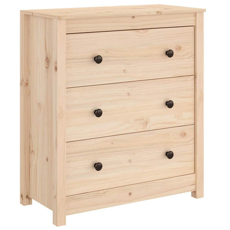 Vidaxl dressoir 70x35x80 cm massief grenenhout