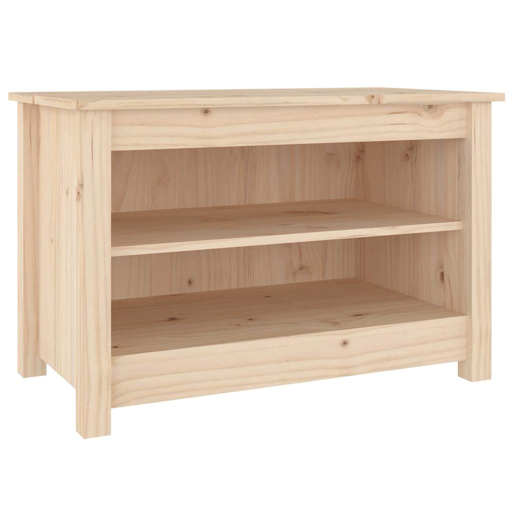 Vidaxl Shoes Bank 70x38x45,5 cm Solid fyrretræ