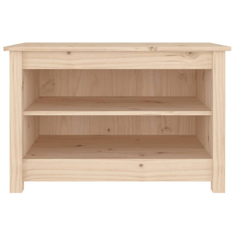 Vidaxl Shoes Bank 70x38x45,5 cm Solid fyrretræ