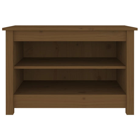 Vidaxl Shoe Cabinet 70x38x45,5 cm Solid Pine Honey Brown