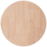 Vidaxl tafelblad rond ø50x4 cm onbehandeld massief eikenhout
