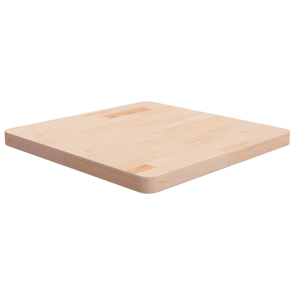 Vidaxl tafelblad vierkant 60x60x4 cm onbehandeld massief eikenhout