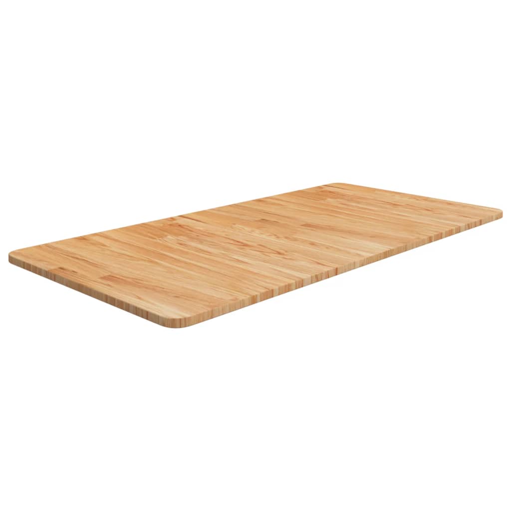 Vidaxl Washbasin Tabel 100x50x1,5 cm behandlet solid træ lysebrun
