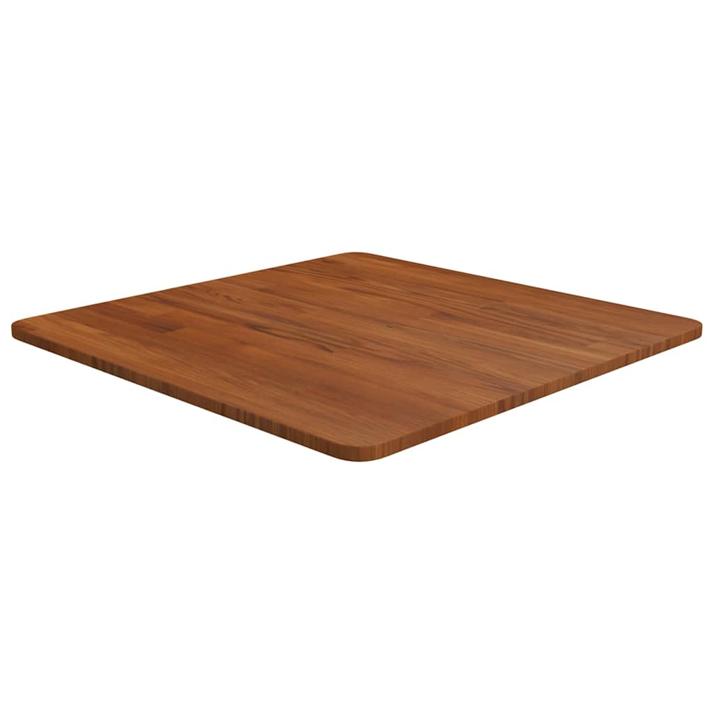 Vidaxl tafelblad vierkant 60x60x1,5cm behandeld eiken donkerbruin