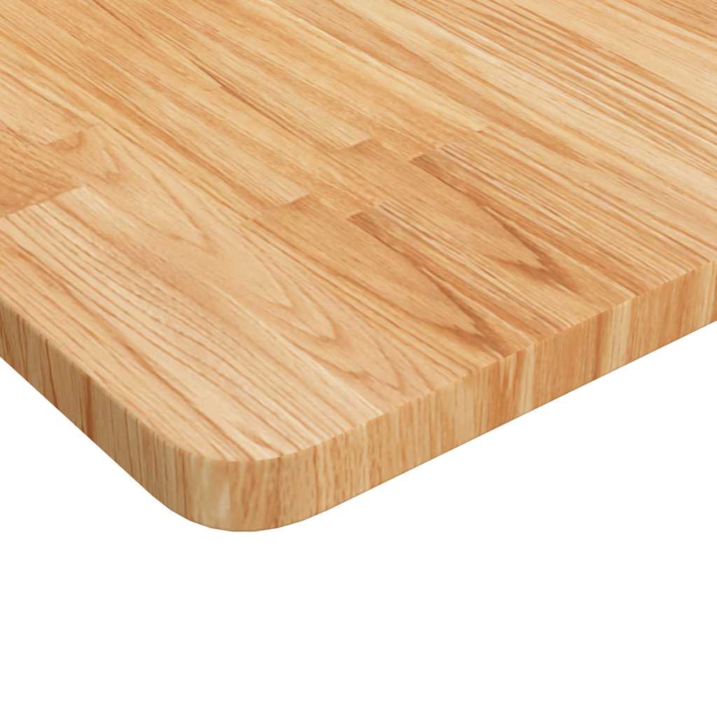 Vidaxl Washbasin Tabel 80x40x2.5 cm behandlet fast træ lysebrun