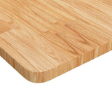 Vidaxl Washbasin Tabel 80x40x2.5 cm behandlet fast træ lysebrun
