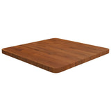 Vidaxl tafelblad vierkant 50x50x2,5cm behandeld eiken donkerbruin