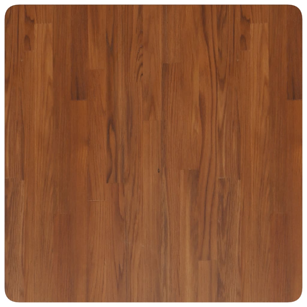 Vidaxl tafelblad vierkant 70x70x4cm behandeld eiken donkerbruin
