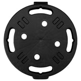 Vidaxl plantevogn med hjul 170 kg diameter 30 cm sort