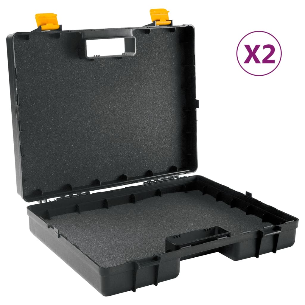Vidaxl Machine Cases 2 st universel med skumgummi polypropen
