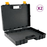 Vidaxl Machine Cases 2 st universel med skumgummi polypropen