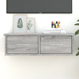 Vidaxl tv-wandmeubel 60x26x18,5 cm bewerkt hout grijs sonoma eiken