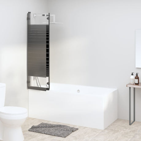 Vidaxl bruser kabinet 3 paneler 130x130 cm esg sort