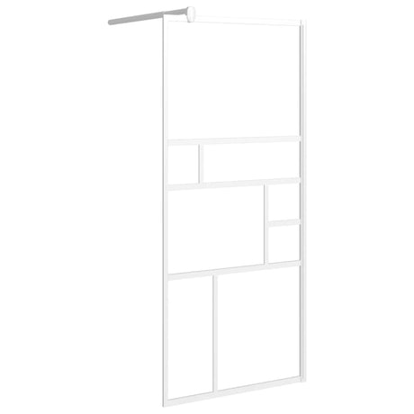 Vidaxx brusekabine 90x195 cm ESG glas hvid
