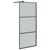 Vidaxx brusekabine 80x195 cm mørkt ESG glas sort