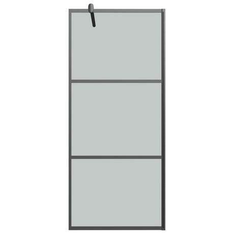Vidaxx brusekabine 80x195 cm mørkt ESG glas sort