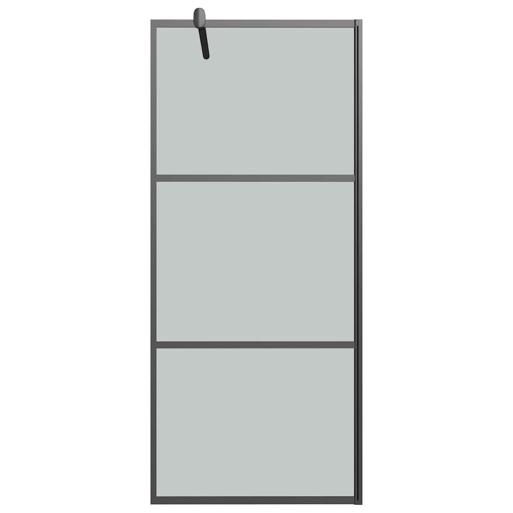 Vidaxx brusekabine 90x195 cm mørkt ESG glas sort