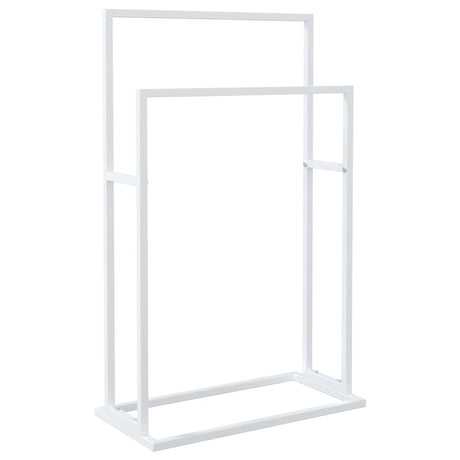 Vidaxl håndklæde rack løsrevet 48x24x78,5 cm jernhvide