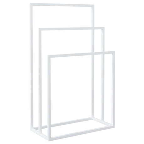 Vidaxl håndklæde rack løsrevet 48x24x79 cm jernhvide
