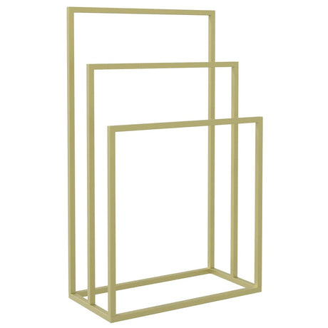 Vidaxl håndklæde rack løsrevet 48x24x79 cm jern guldfarvet
