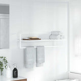 Vidaxl håndklædeholder 95x25x22 cm Iron White