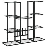 Vidaxl Flower Standard 94.5x25x89 cm Iron Black
