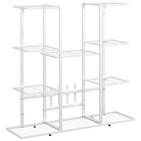 Vidaxl Flower Standard 94.5x25x89 cm Iron White