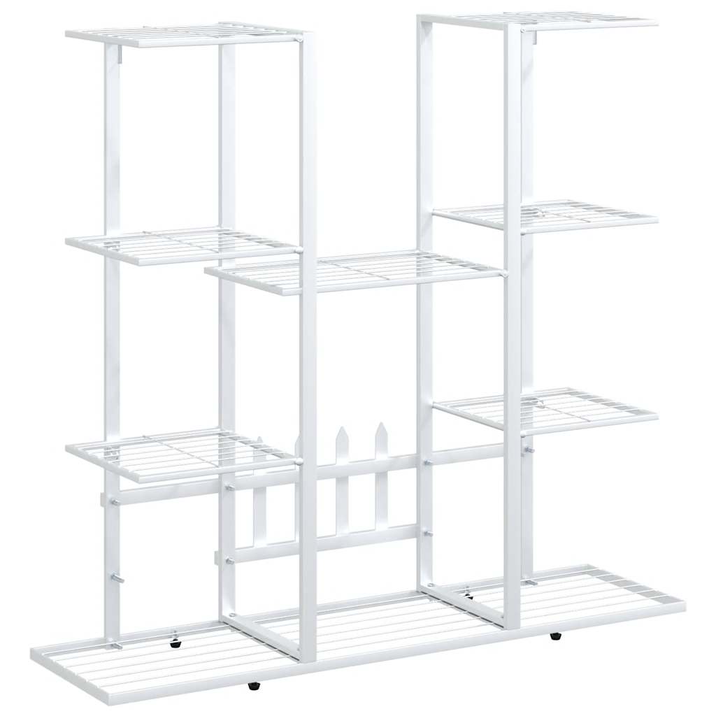Vidaxl Flower Standard 94.5x25x89 cm Iron White