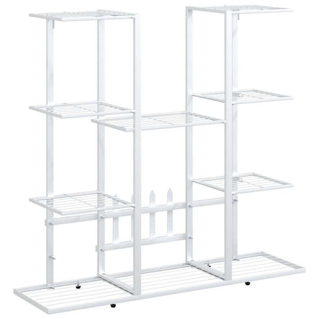 Vidaxl Flower Standard 94.5x25x89 cm Iron White