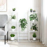Vidaxl Flower Standard 94.5x25x89 cm Iron White