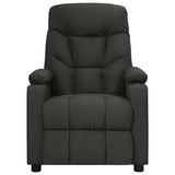 Vidaxl massagestoel elektrisch stof zwart